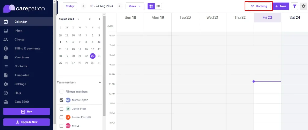 Carepatron scheduling- Calender syncing