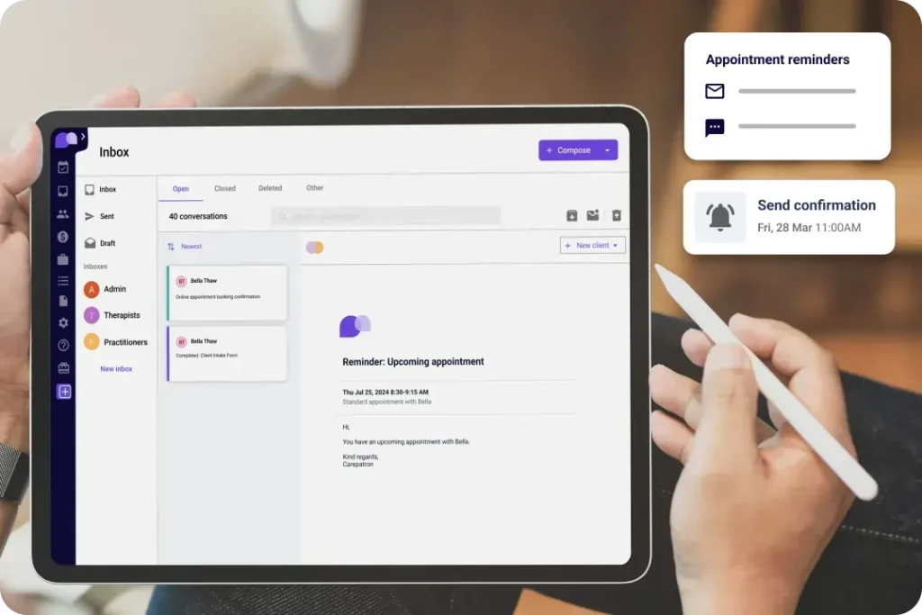 Carepatron Automated Reminders