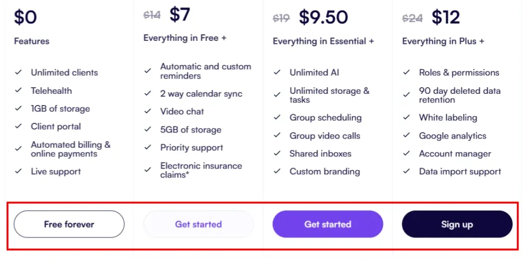 Get Started with Carepatron Paid plans